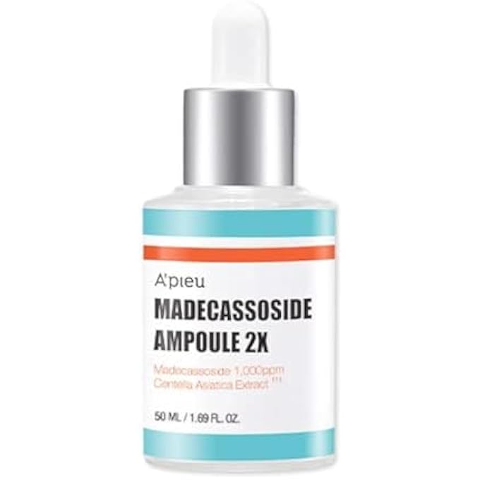 A'Pieu MADECASSOSIDE AMPOULE LARGE SIZE 1.69OZ (50ML) 2ND GENERATION- CENTELLA ASIATICA AND MADECASSOSIDE SERUM - SENSITIVE SKIN, INTENSIVE SOOTHING, DEEP MOISTURE - Image 1